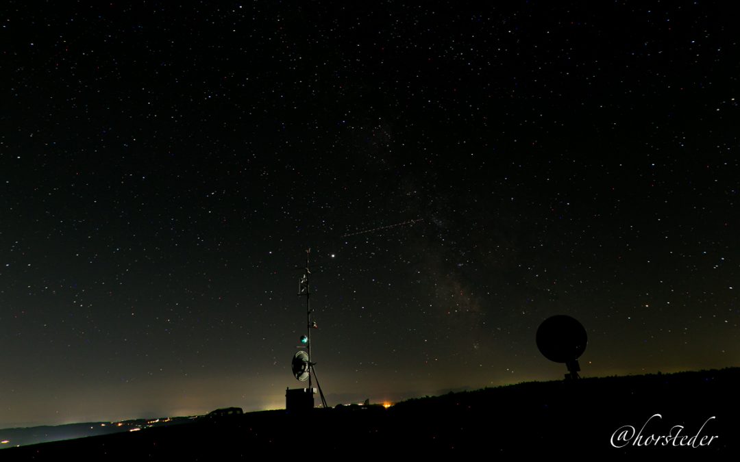 Erste Versuche denn Sternenhimmel zu fotografieren.